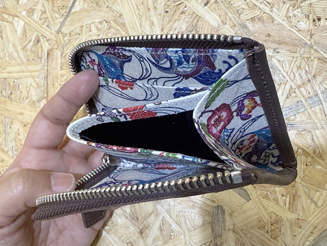 紅型レザーL字財布