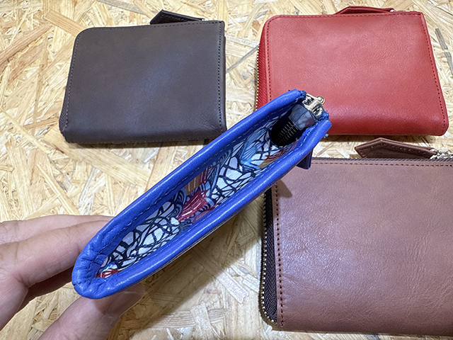 紅型レザーL字財布