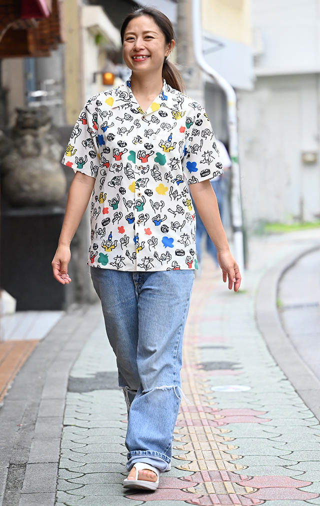 琉球シャツ ヒヤササカチャーシー