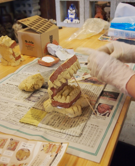 手づくり漆喰シーサーキット