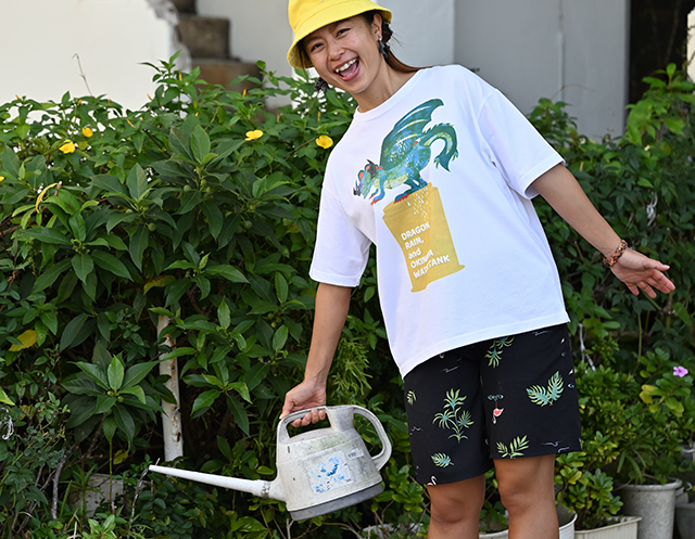 ドラゴンと水タンク